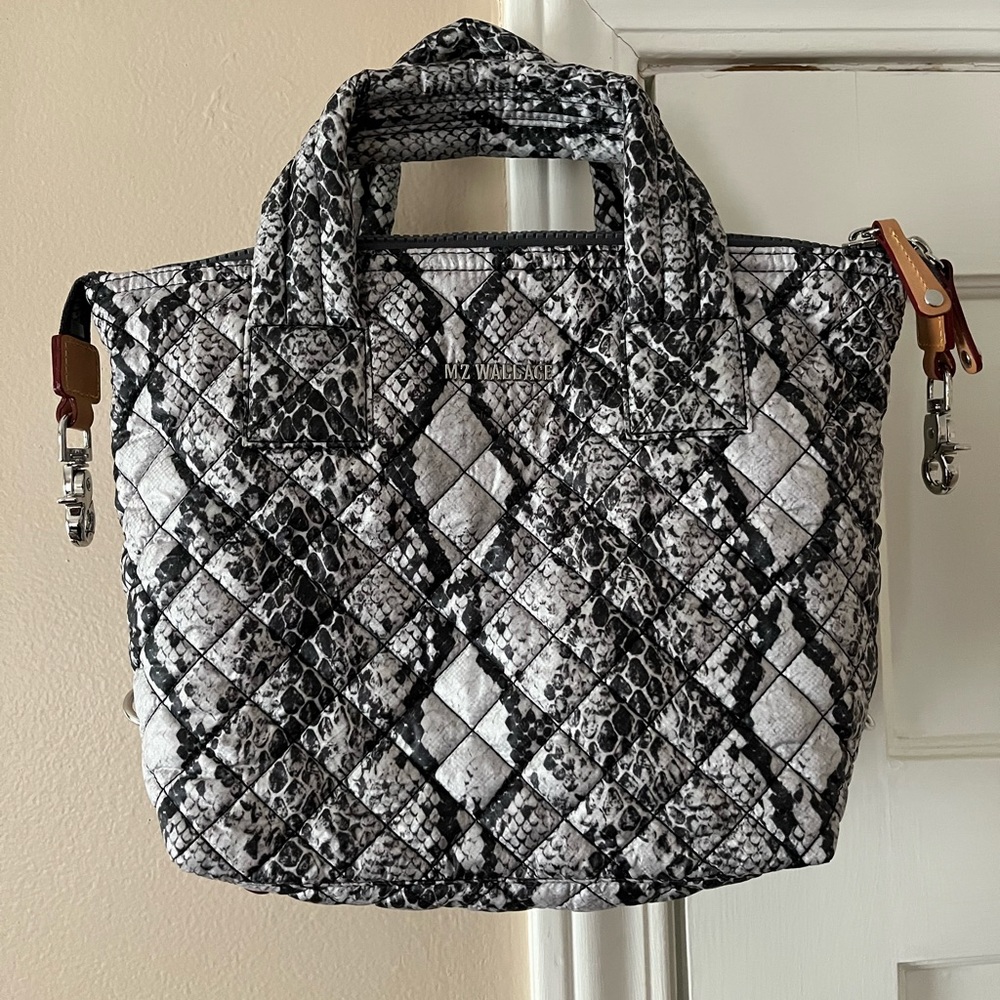 NWOT MZ Wallace Small Sutton in Snakeskin